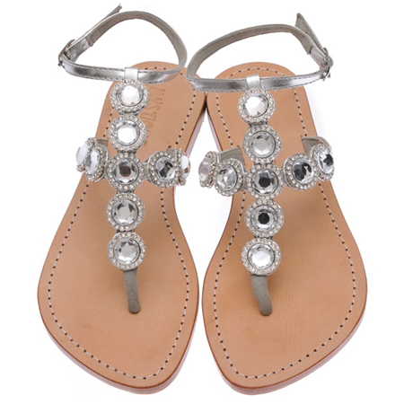 Mystique Silver Crystal Sandal